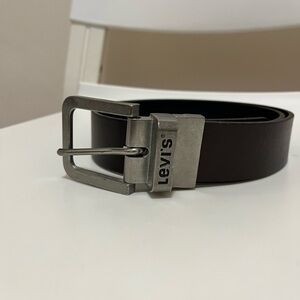 Levi's Men's Black Leather Belt